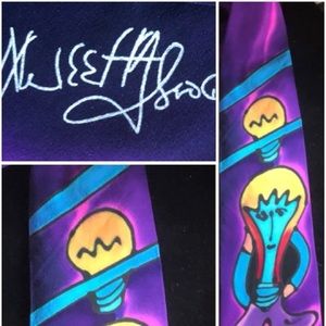 Designer Hand Painted Tie